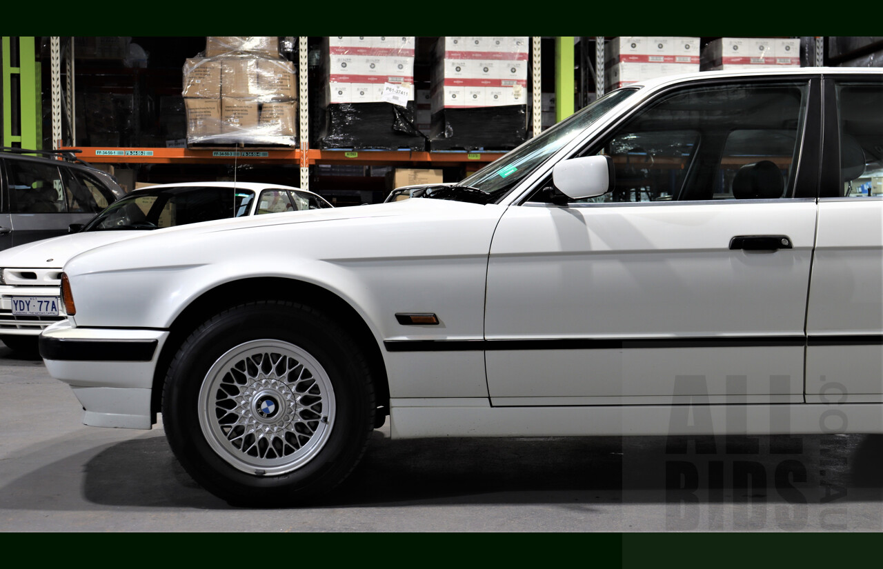 9/1995 BMW 530i E34 4d Sedan White 3.0L V8