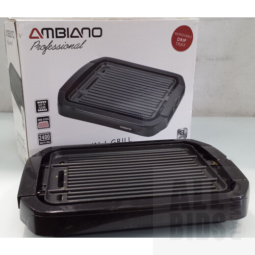Ambiano Professional 2400 Watt 2 In 1 Electric Grill