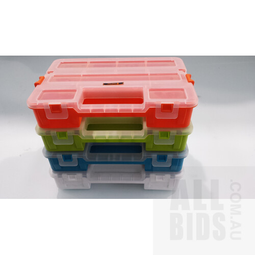 Tactix Hardware Storage System Containers - Lot of Four