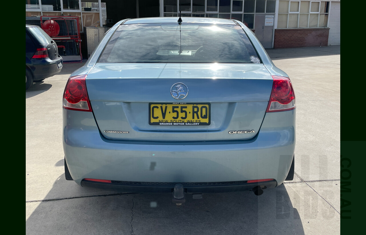 6/2008 Holden Commodore Omega VE MY08 4d Sedan Blue 3.6L