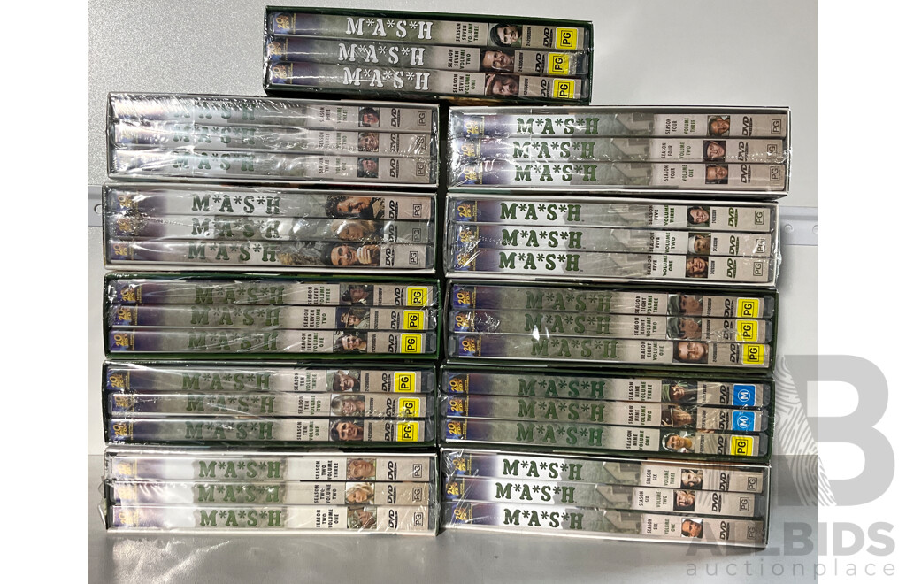 Collection MASH DVDs Season 1-11, Sealed in Plastic