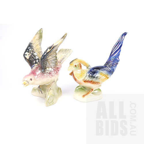Two Jema Holland Bird Statues, 417 and 298