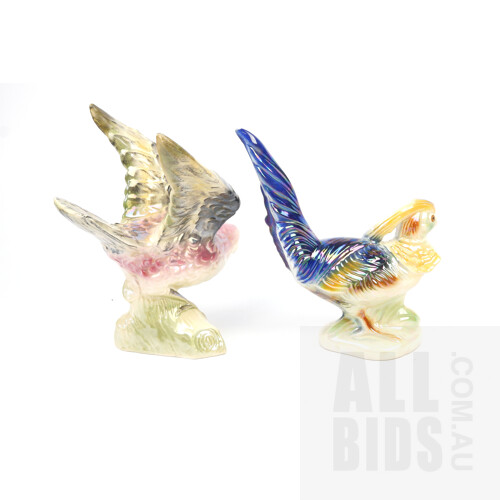 Two Jema Holland Bird Statues, 417 and 298