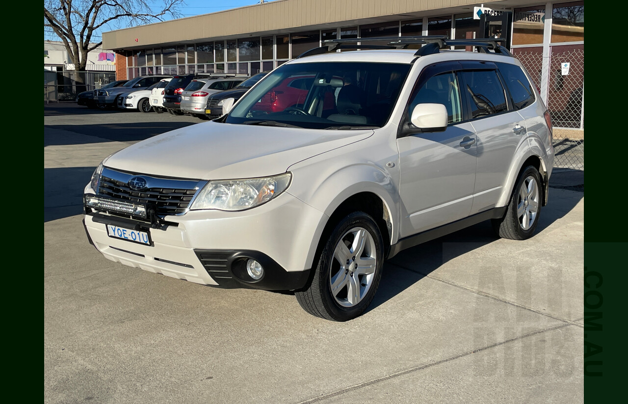 9/2009 Subaru Forester XS MY09 4d Wagon White 2.5L