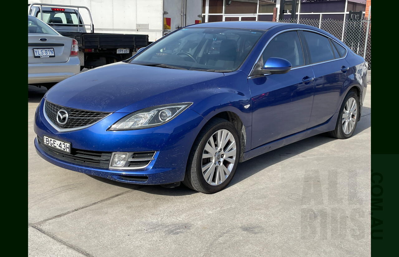 3/2008 Mazda Mazda6 Classic GH 5d Hatchback Blue 2.5L