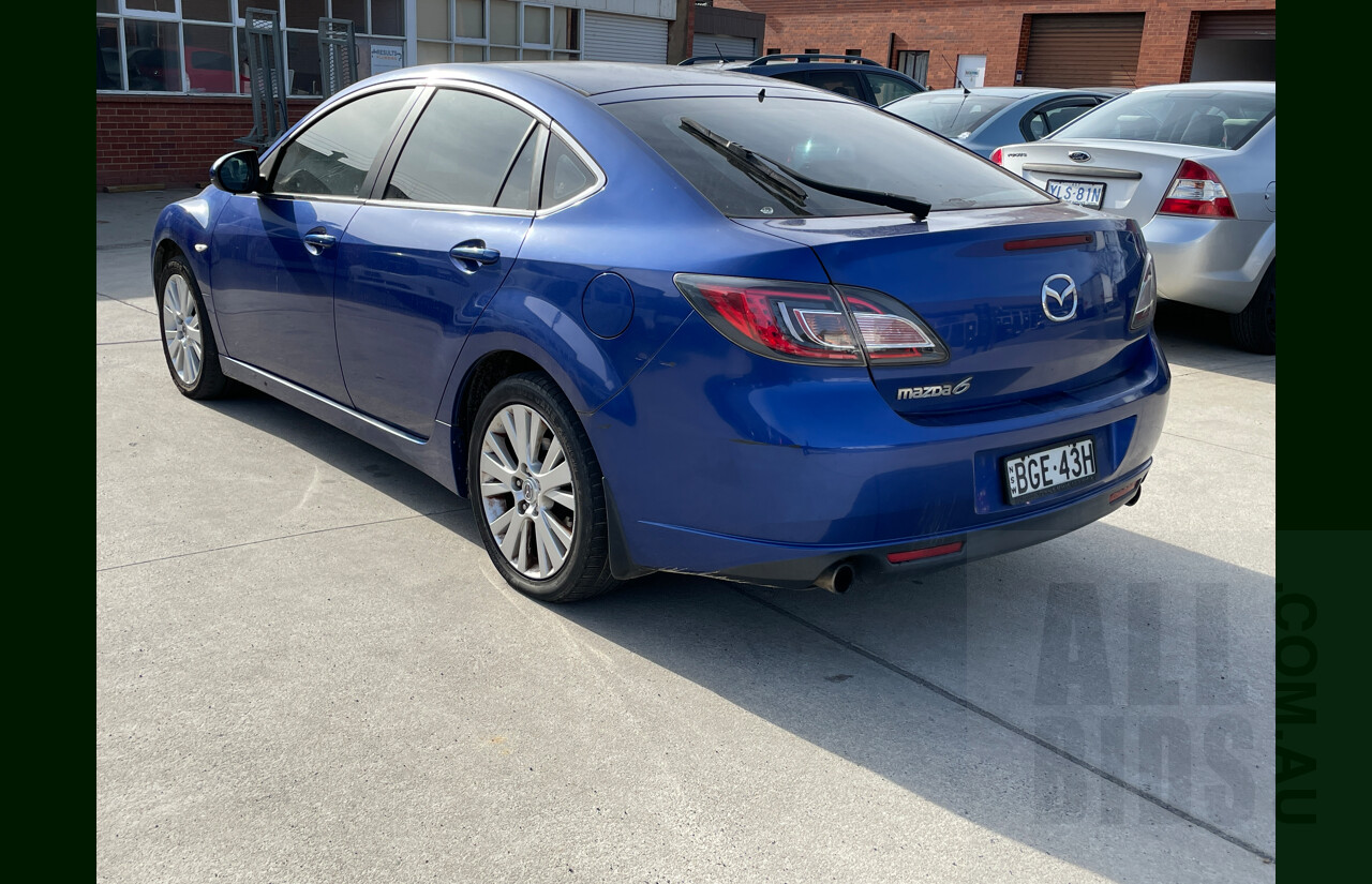 3/2008 Mazda Mazda6 Classic GH 5d Hatchback Blue 2.5L