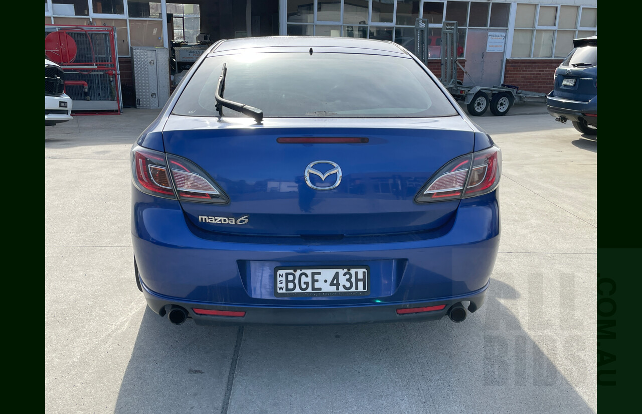 3/2008 Mazda Mazda6 Classic GH 5d Hatchback Blue 2.5L