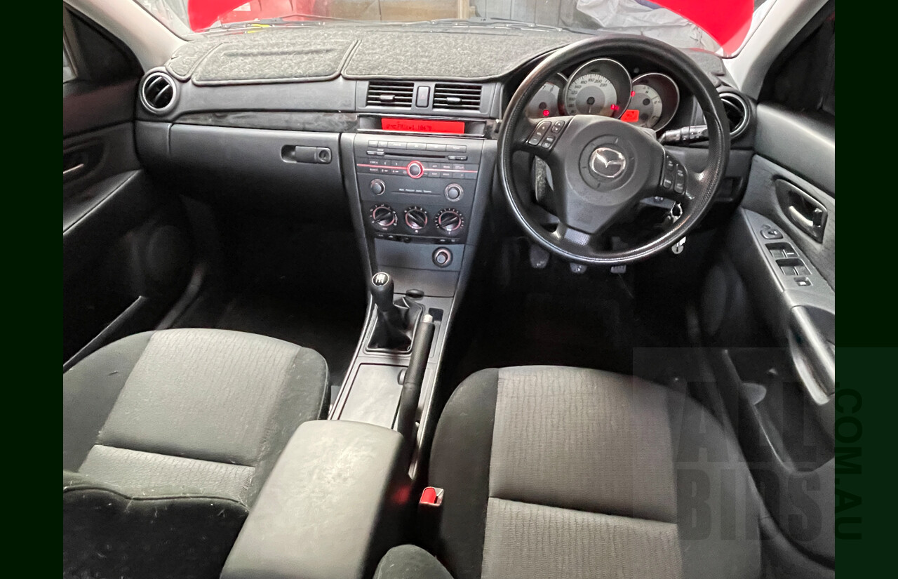 2/2008 Mazda Mazda3 MAXX Sport BK MY08 4d Sedan Red 2.0L