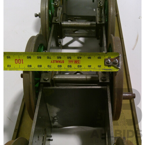 Fabricated Live Steam Locomotive Chassis, 89mm Gauge, Garden Railroad Scale, 4-6-0 Configuration