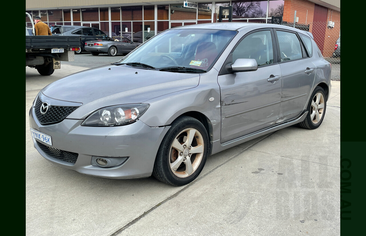 7/2005 Mazda Mazda3 MAXX Sport BK 5d Hatchback Grey 2.0L