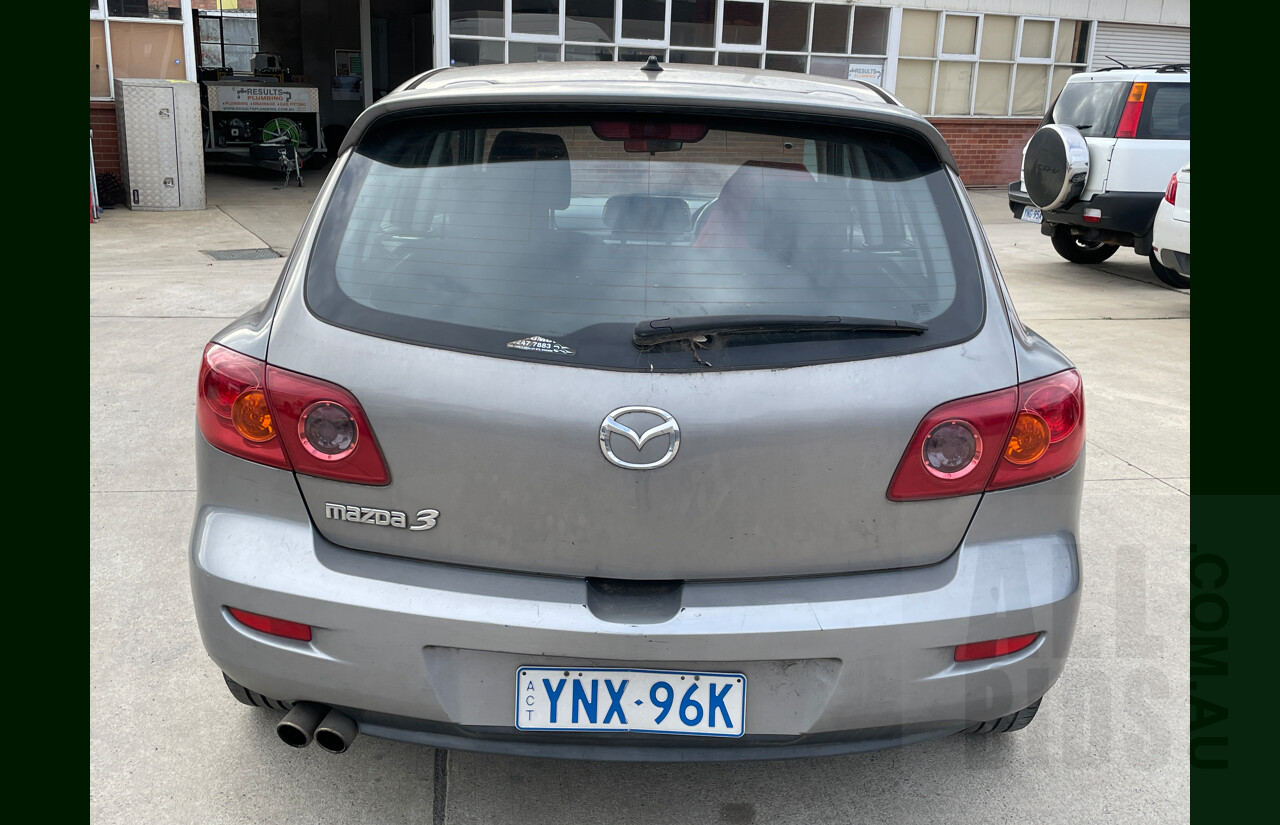 7/2005 Mazda Mazda3 MAXX Sport BK 5d Hatchback Grey 2.0L
