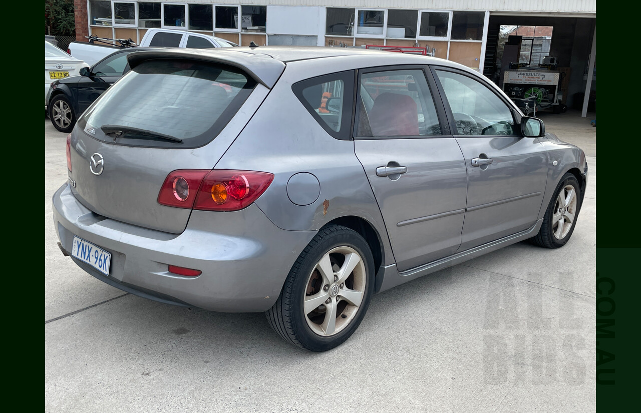 7/2005 Mazda Mazda3 MAXX Sport BK 5d Hatchback Grey 2.0L