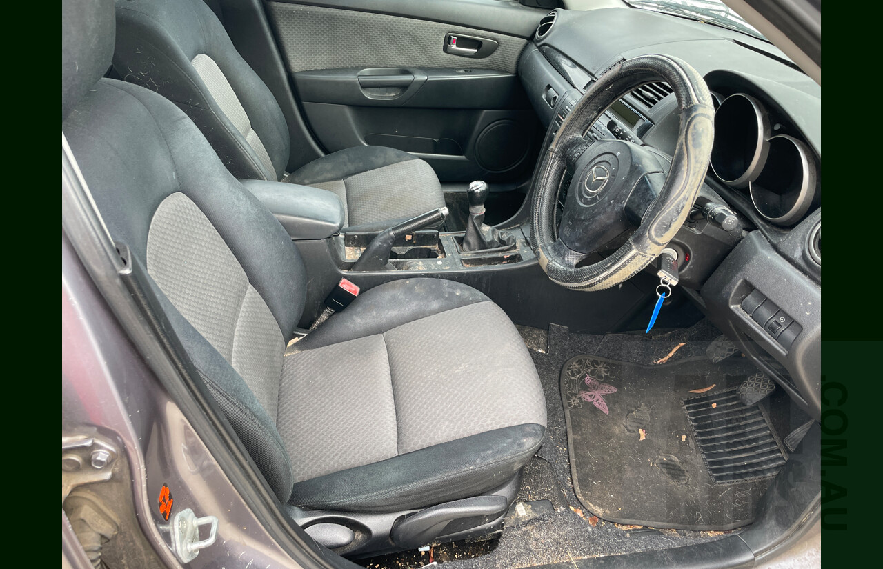 7/2005 Mazda Mazda3 MAXX Sport BK 5d Hatchback Grey 2.0L