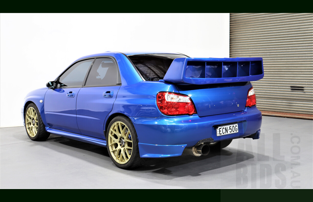 1/2004 Subaru Impreza WRX (AWD) MY04 4d Sedan Blue 2.5L - Heavily Modified - 550HP