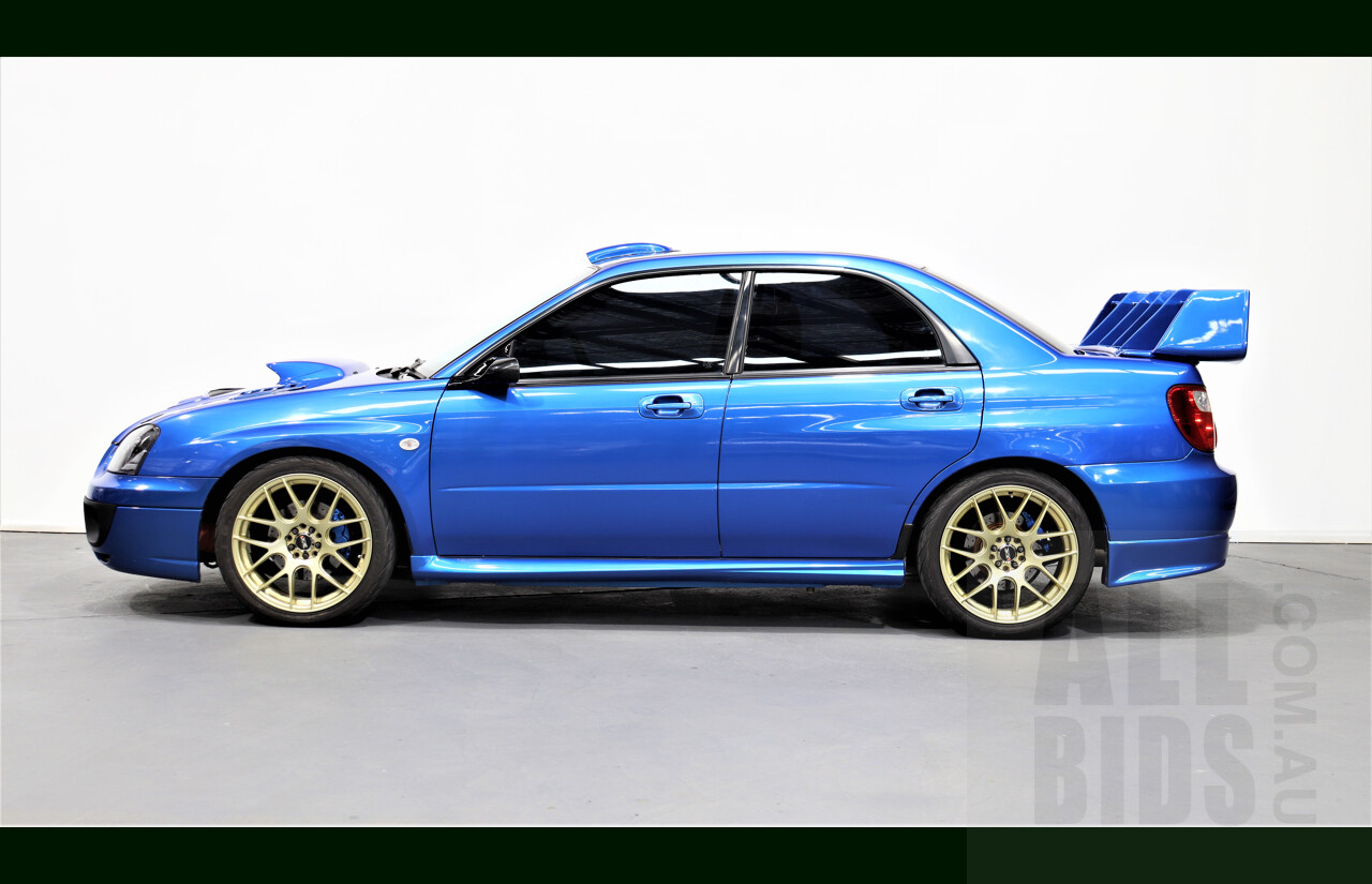 1/2004 Subaru Impreza WRX (AWD) MY04 4d Sedan Blue 2.5L - Heavily Modified - 550HP