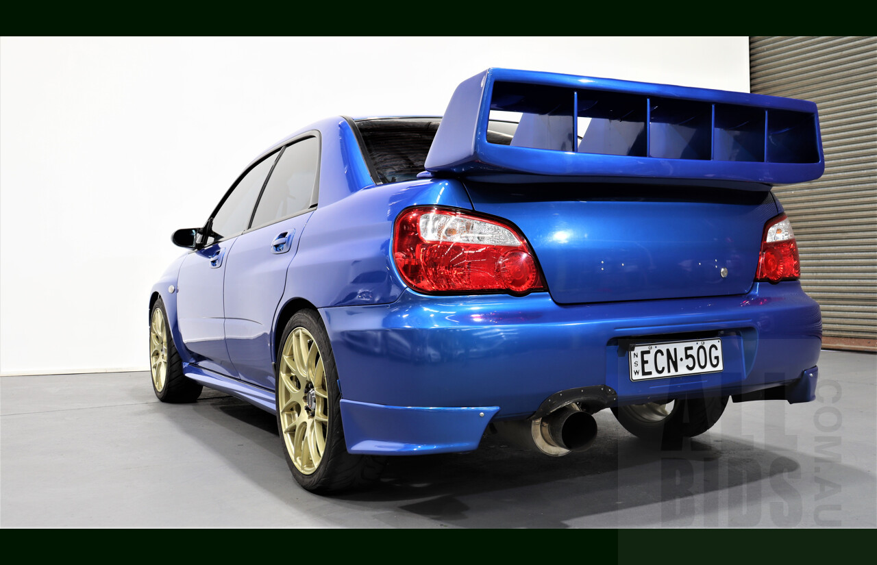 1/2004 Subaru Impreza WRX (AWD) MY04 4d Sedan Blue 2.5L - Heavily Modified - 550HP