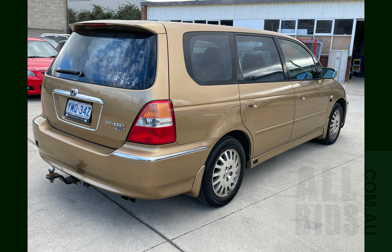 8/2000 Honda Odyssey V6L (6 Seat)  4d Wagon Gold 3.0L