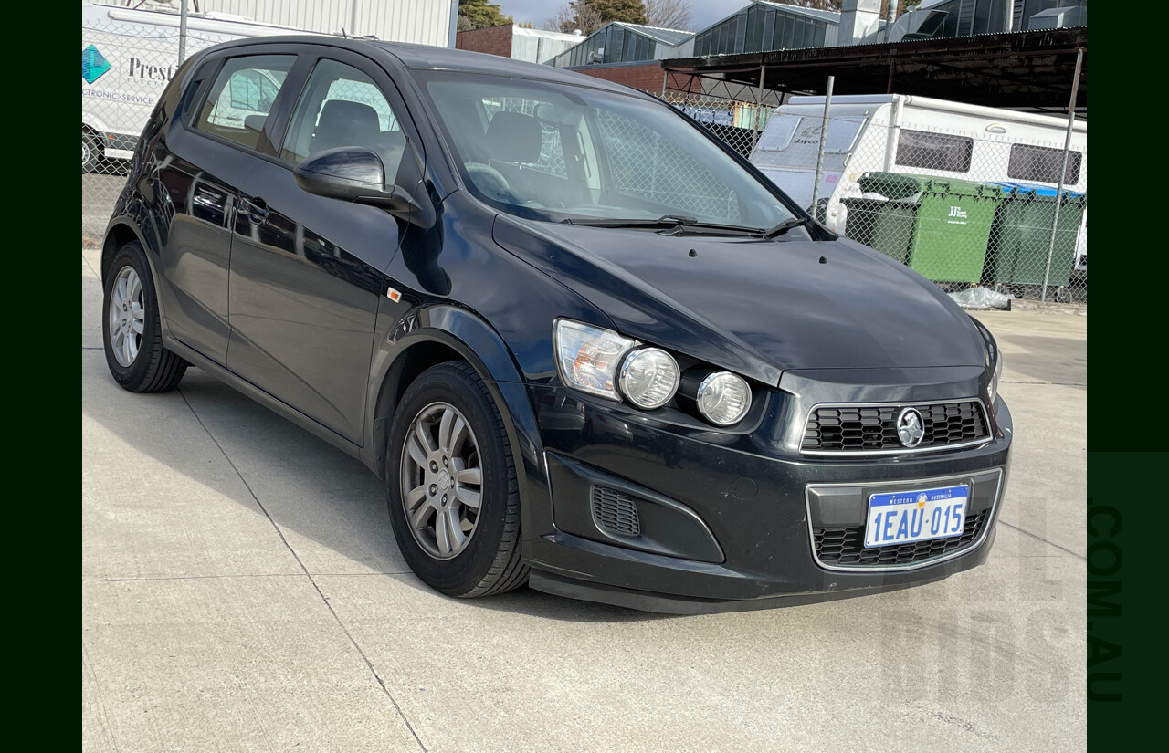 12/2012 Holden Barina CD TM MY13 5d Hatchback Black 1.6L