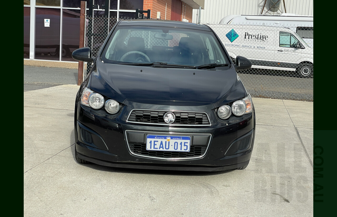 12/2012 Holden Barina CD TM MY13 5d Hatchback Black 1.6L