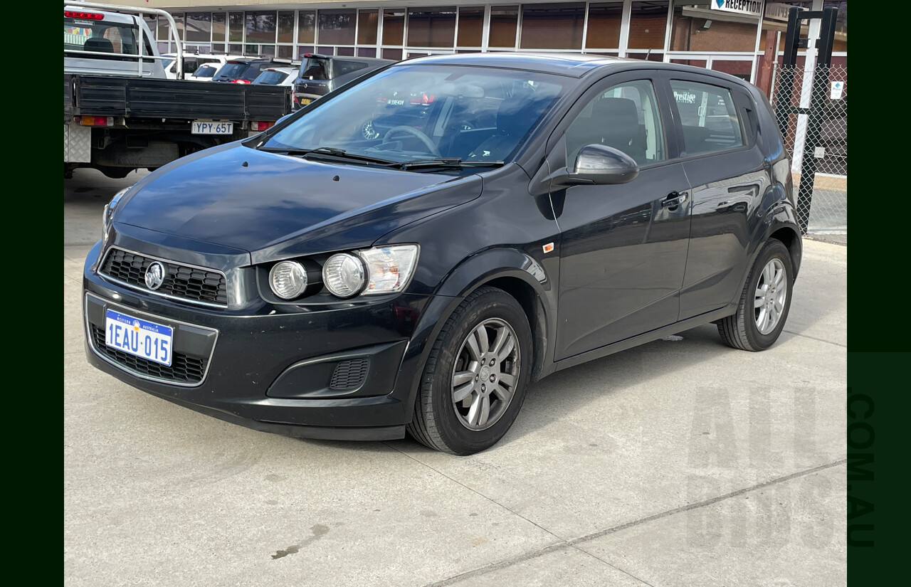 12/2012 Holden Barina CD TM MY13 5d Hatchback Black 1.6L