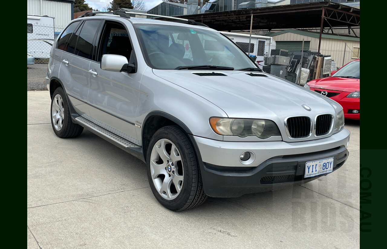 11/2003 BMW X5 3.0D E53 4d Wagon Silver 2.9L