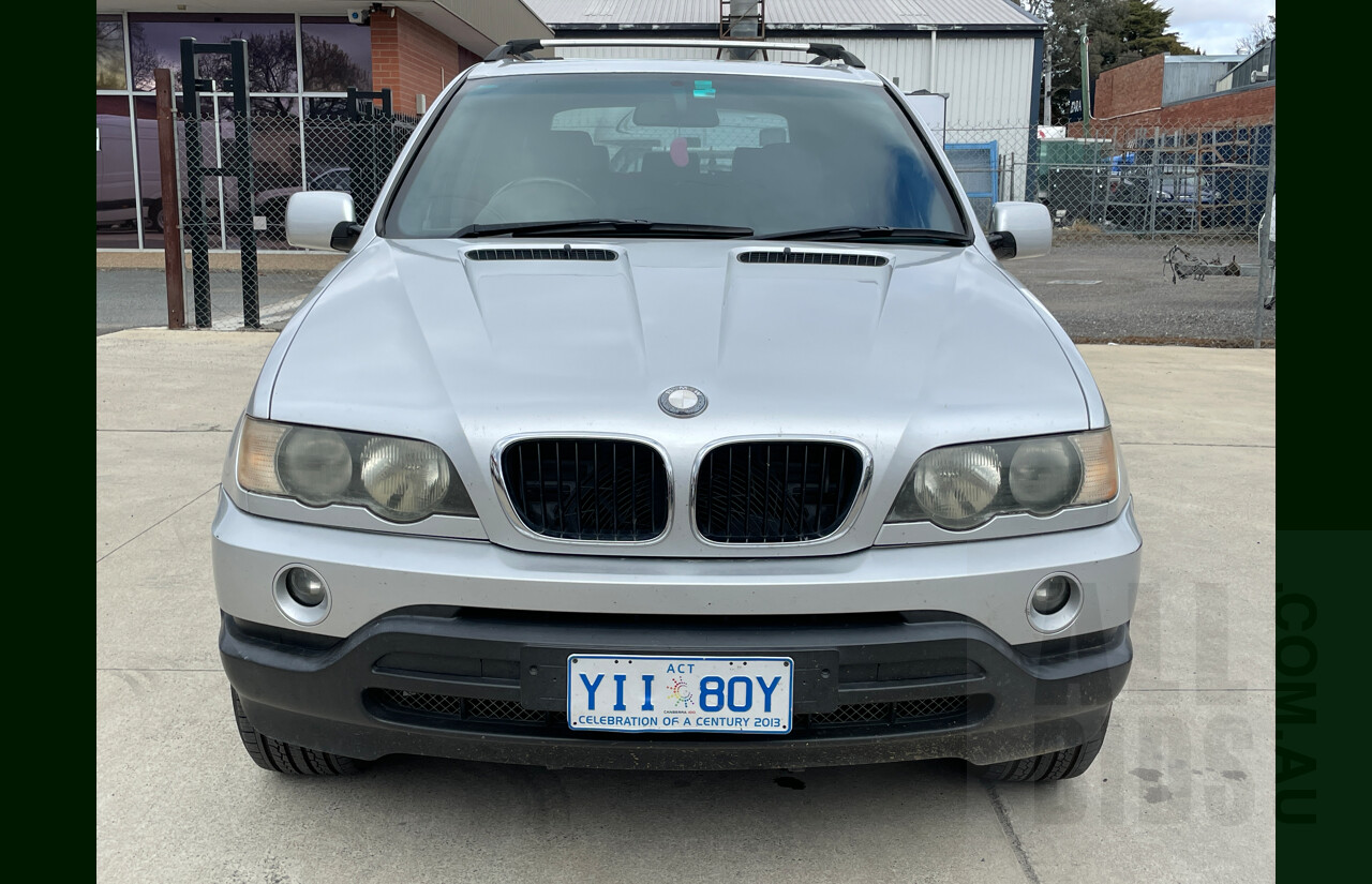 11/2003 BMW X5 3.0D E53 4d Wagon Silver 2.9L