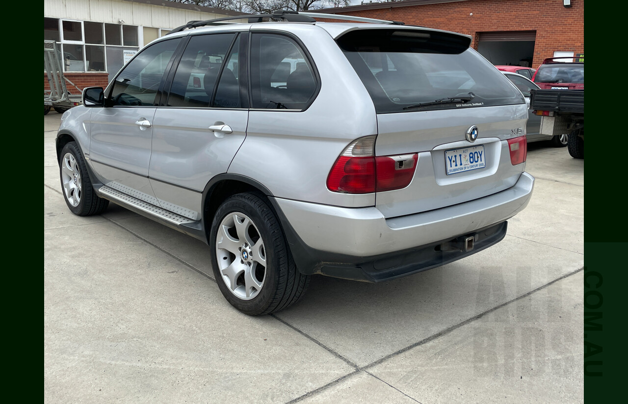 11/2003 BMW X5 3.0D E53 4d Wagon Silver 2.9L