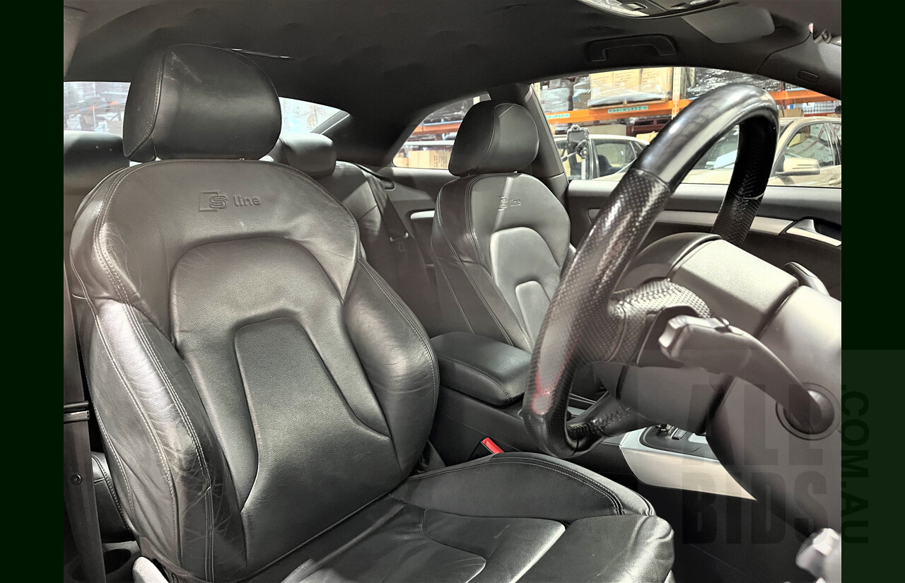 2/2010 Audi A5 S-Line 2.0 TFSI Quattro 8T 2d Coupe Red 2.0L Turbo