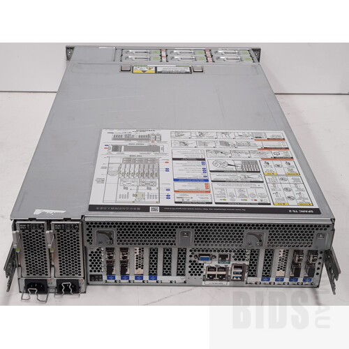 Sun Oracle Sparc (T5-2) 3.60GHz 16-Core CPU 2RU Server w/ 128GB DDR3 RAM