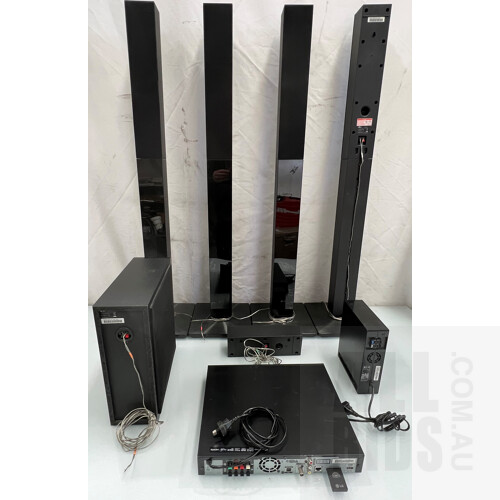 LG - BH6520TW - 3D Blu-Ray Home Theatre System with 850W Total RMS Power Output