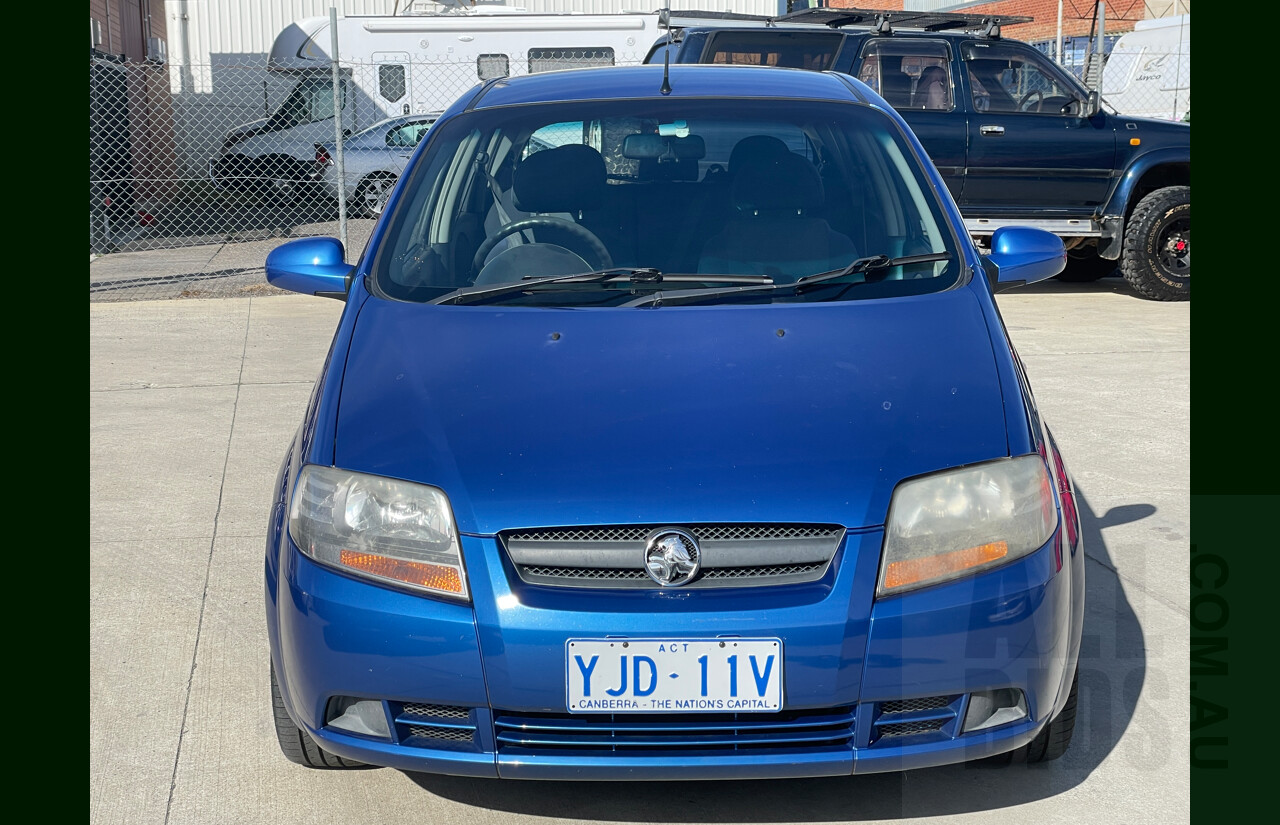 3/2008 Holden Barina  TK MY08 5d Hatchback Blue 1.6L