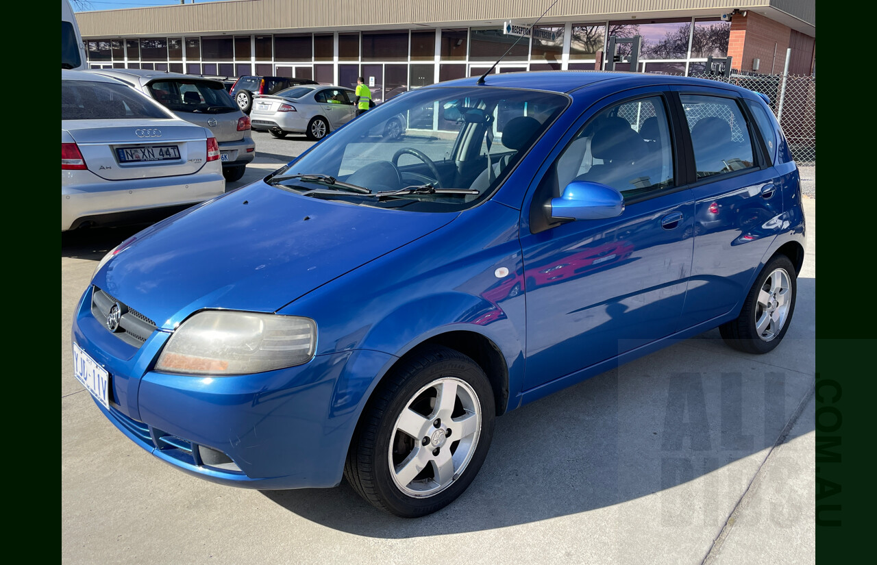 3/2008 Holden Barina  TK MY08 5d Hatchback Blue 1.6L