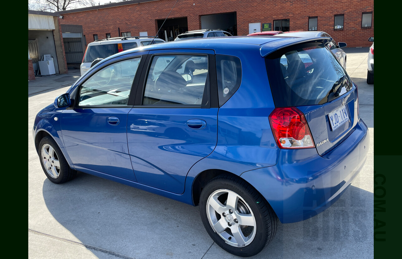 3/2008 Holden Barina  TK MY08 5d Hatchback Blue 1.6L