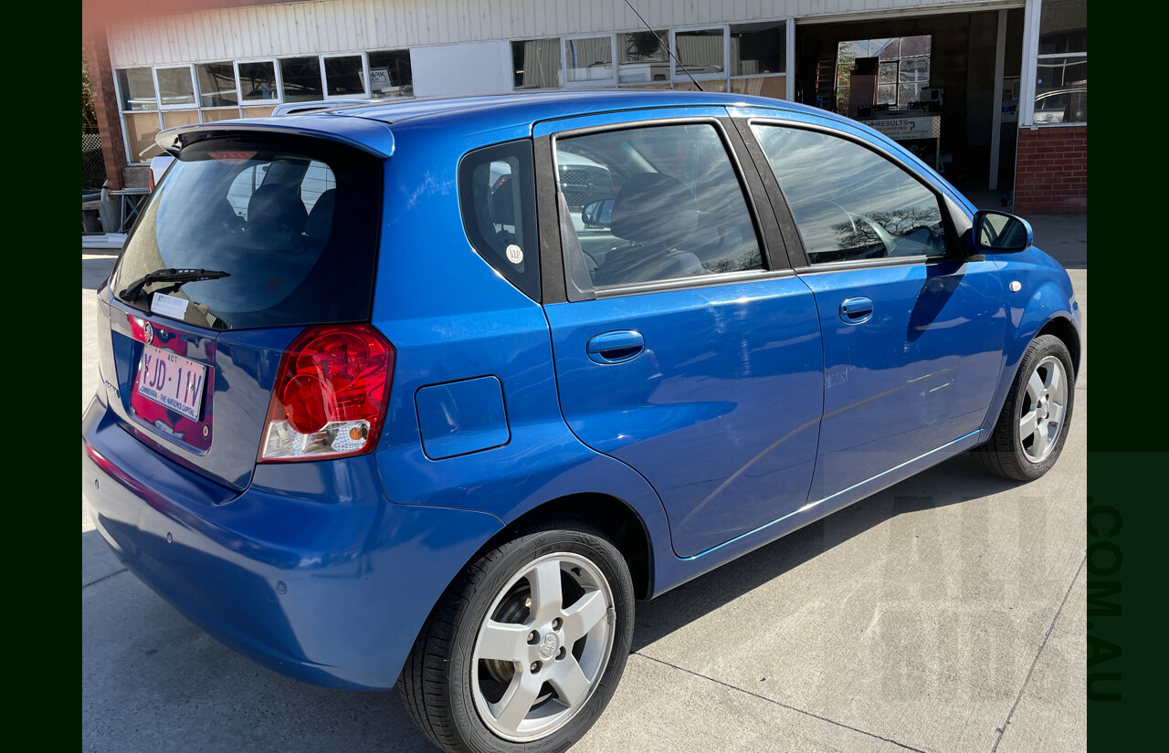 3/2008 Holden Barina  TK MY08 5d Hatchback Blue 1.6L