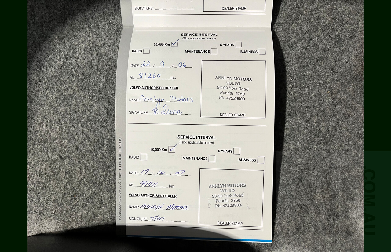 10/2003 Volvo S60 R 4d Sedan Silver 2.5L Turbo