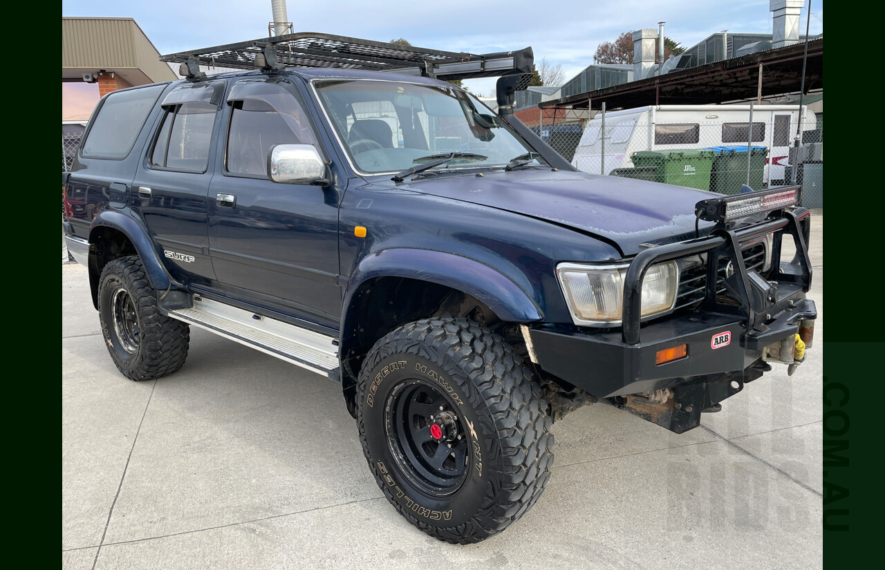 12/1995 Toyota Surf (4x4)  4d Wagon Blue 3.0L Turbo Diesel