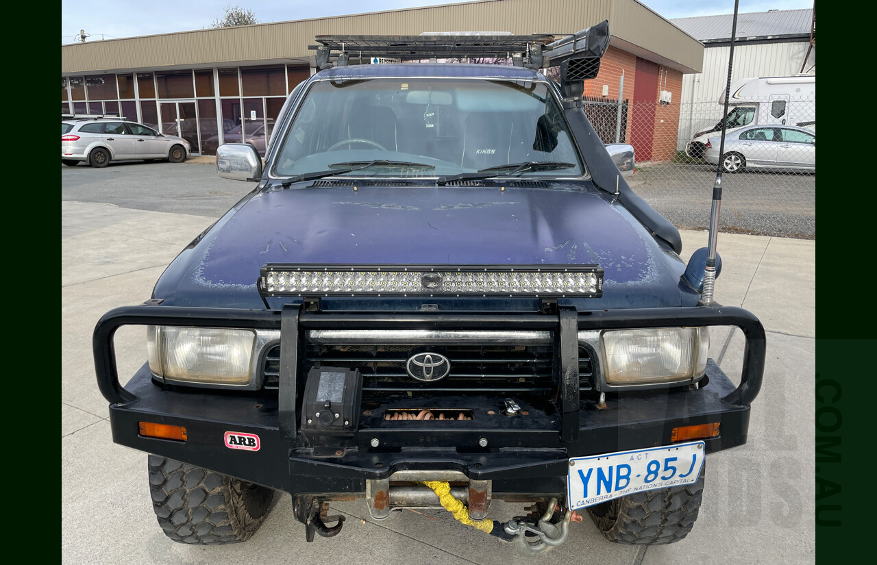 12/1995 Toyota Surf (4x4)  4d Wagon Blue 3.0L Turbo Diesel