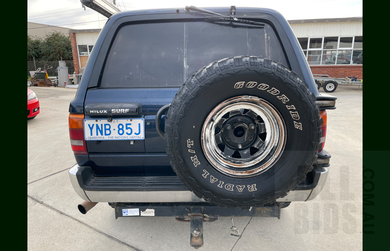 12/1995 Toyota Surf (4x4)  4d Wagon Blue 3.0L Turbo Diesel