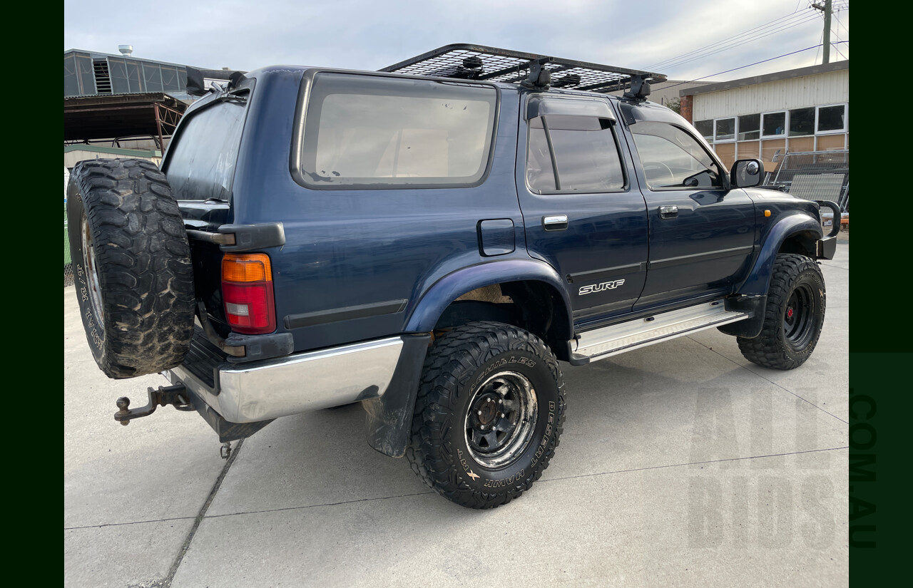 12/1995 Toyota Surf (4x4)  4d Wagon Blue 3.0L Turbo Diesel