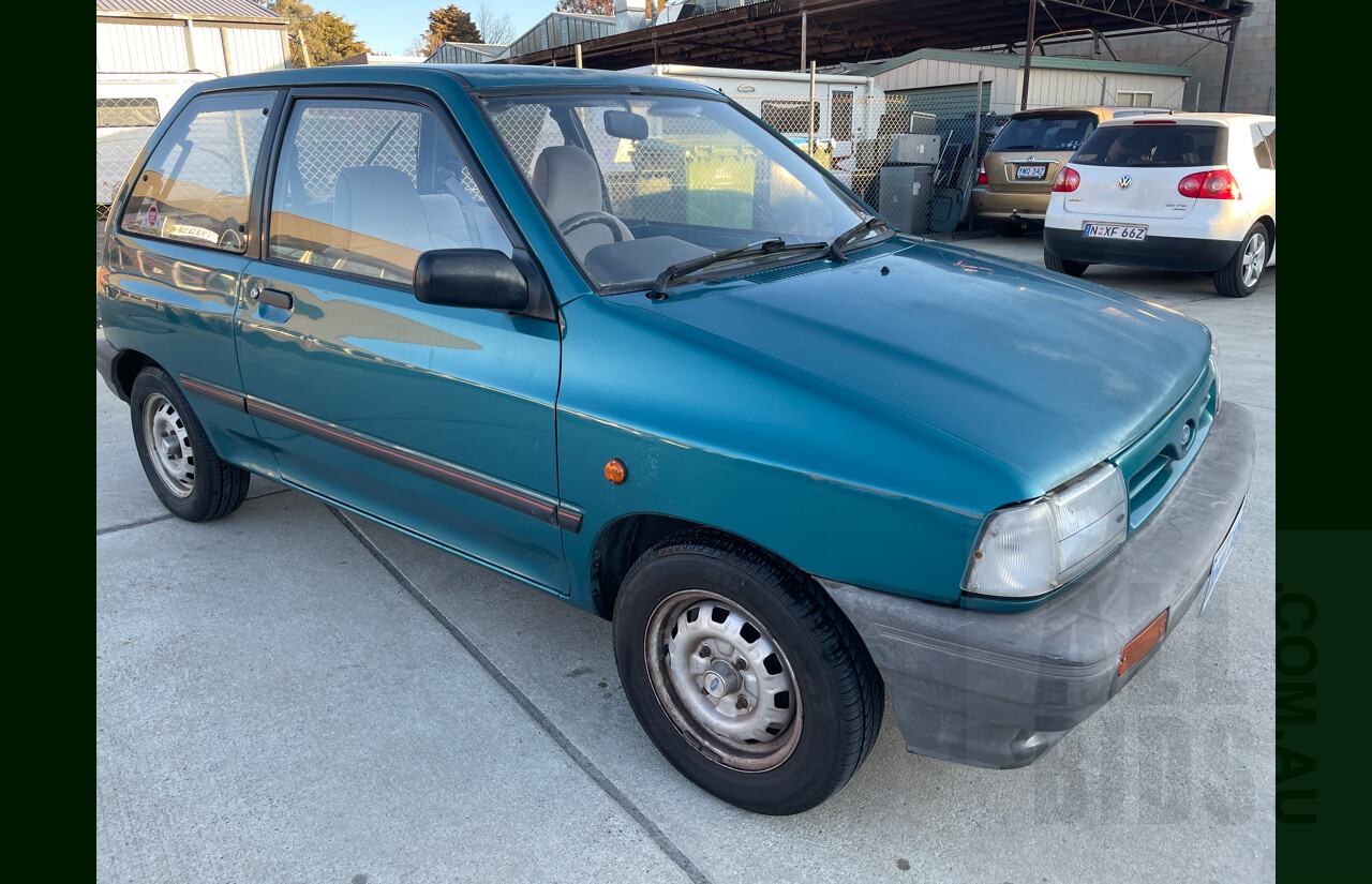 6/1993 Ford Festiva  WA 3d Hatchback Green 1.3L