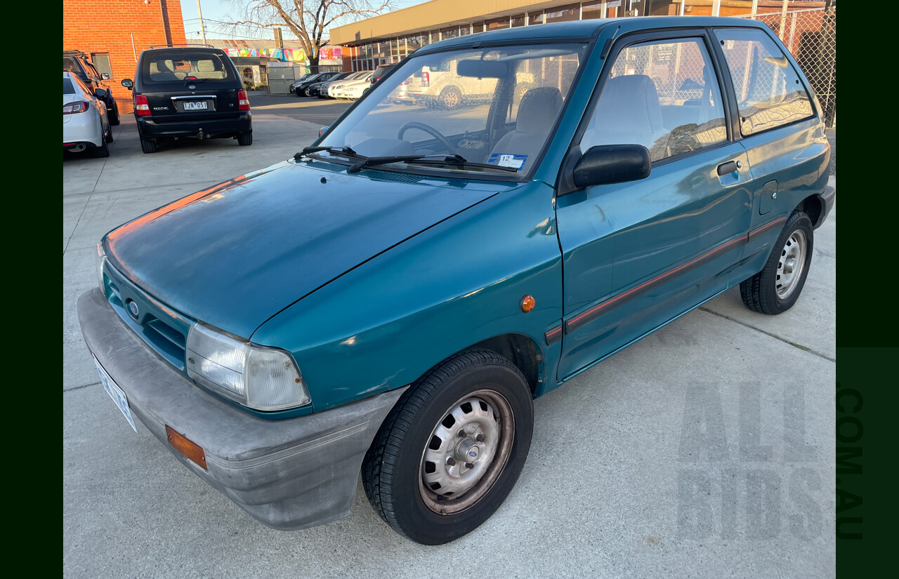 6/1993 Ford Festiva  WA 3d Hatchback Green 1.3L