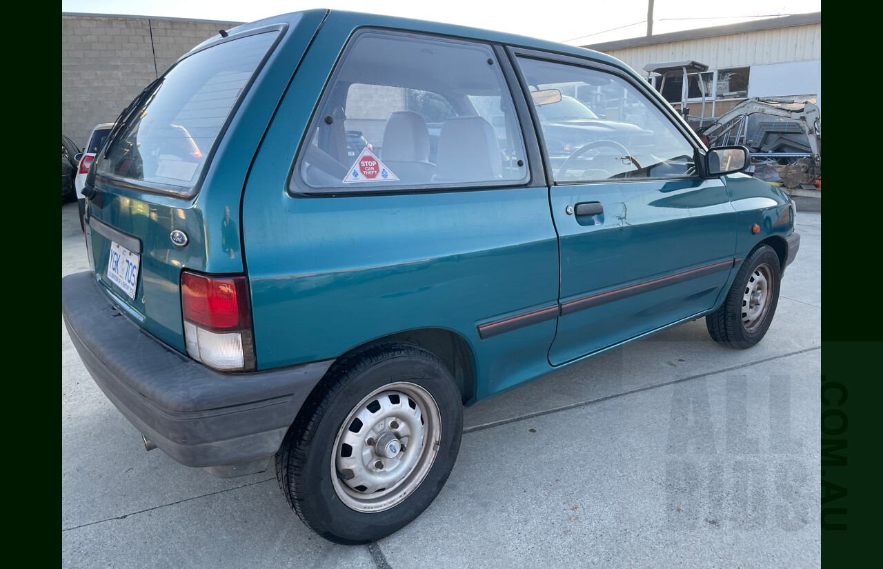 6/1993 Ford Festiva  WA 3d Hatchback Green 1.3L