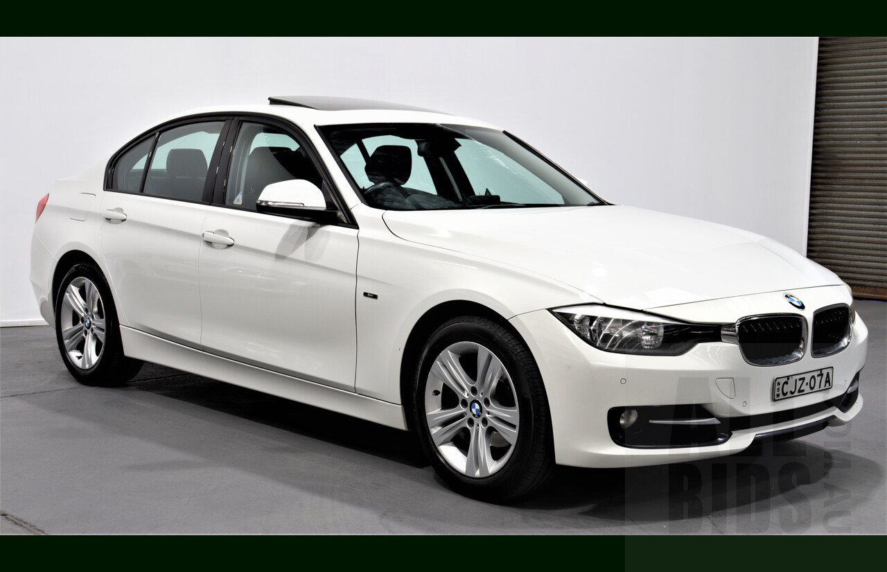 1/2013 BMW 318d Sport LINE F30 4d Sedan White 2.0L Turbo Diesel