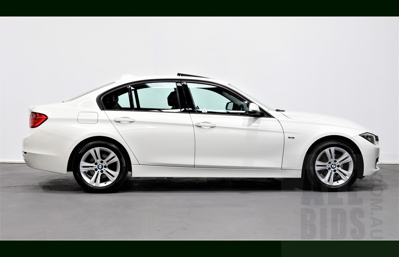 1/2013 BMW 318d Sport LINE F30 4d Sedan White 2.0L Turbo Diesel