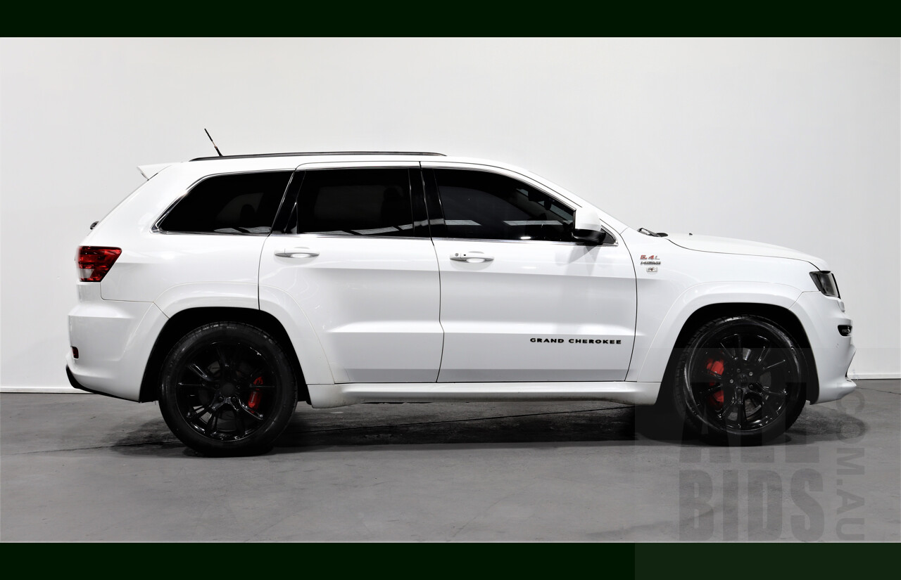 12/2012 Jeep Grand Cherokee SRT 8 (4x4) WK MY12 4d Wagon White 6.4L