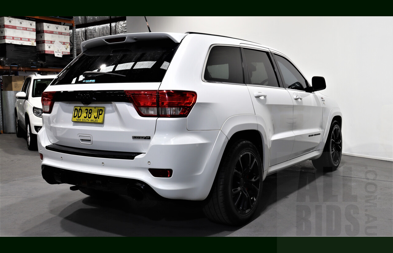 12/2012 Jeep Grand Cherokee SRT 8 (4x4) WK MY12 4d Wagon White 6.4L