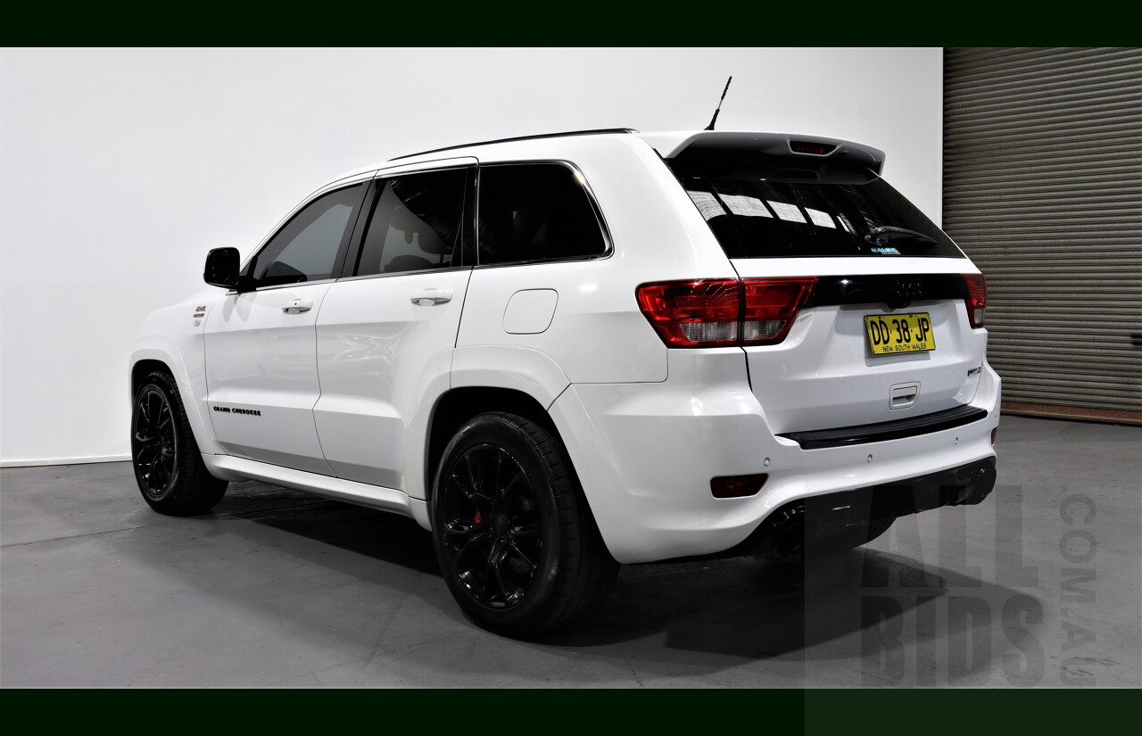 12/2012 Jeep Grand Cherokee SRT 8 (4x4) WK MY12 4d Wagon White 6.4L
