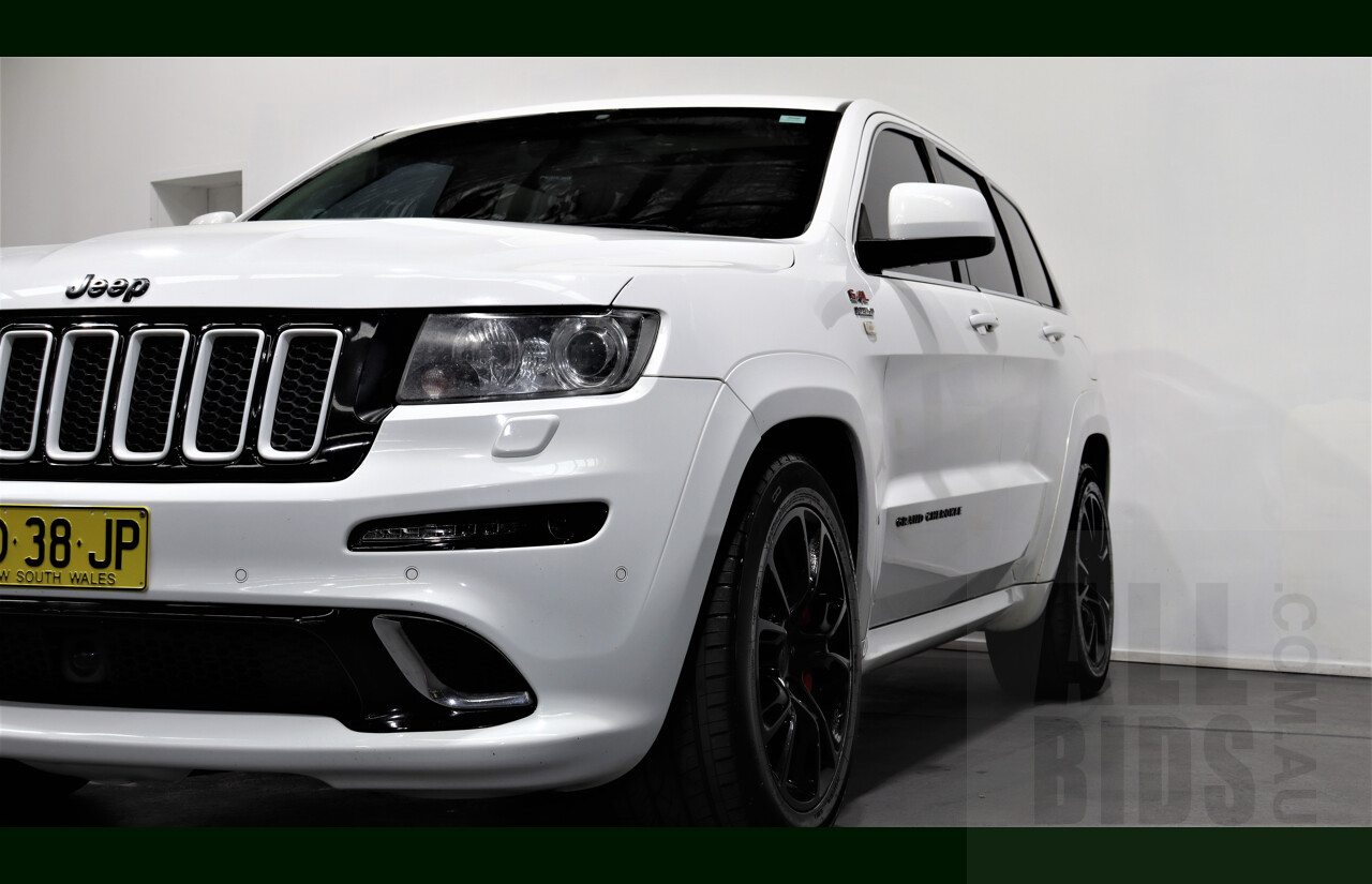 12/2012 Jeep Grand Cherokee SRT 8 (4x4) WK MY12 4d Wagon White 6.4L