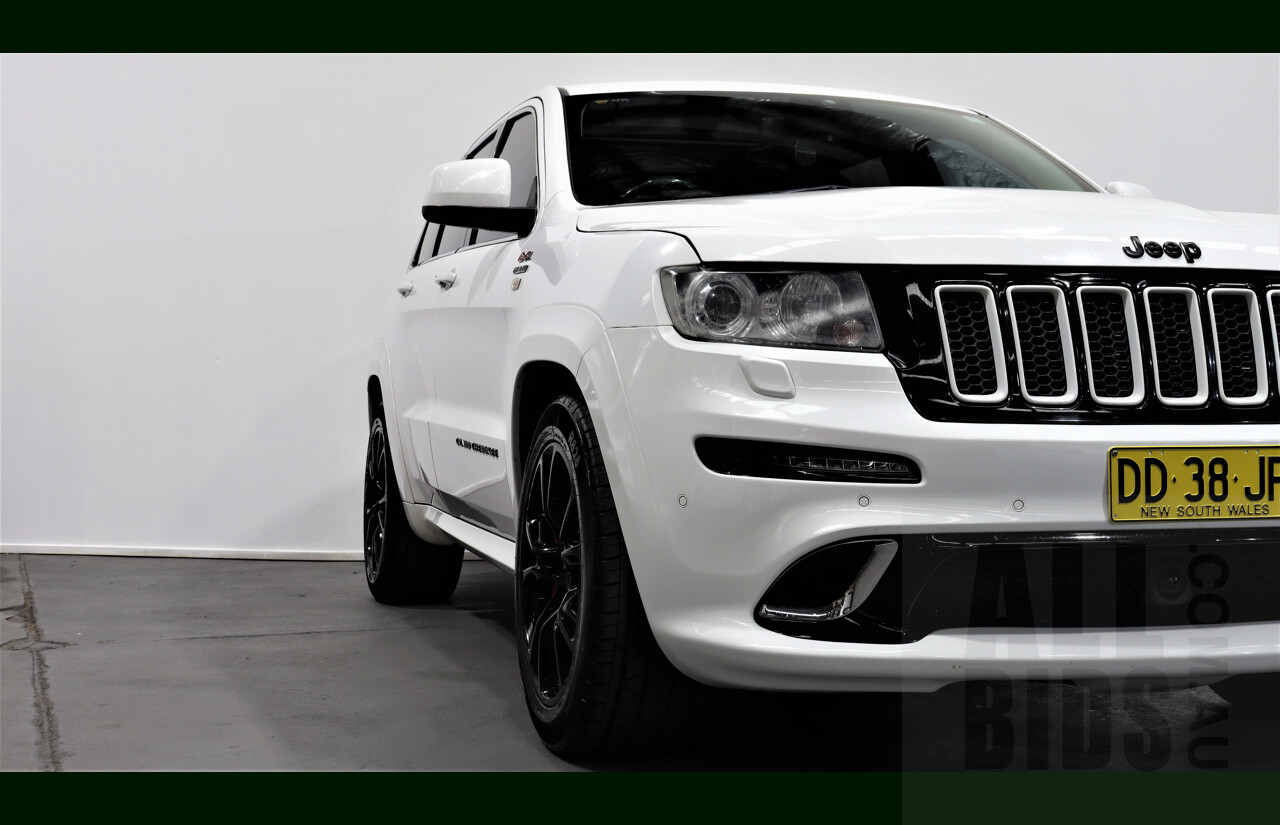 12/2012 Jeep Grand Cherokee SRT 8 (4x4) WK MY12 4d Wagon White 6.4L