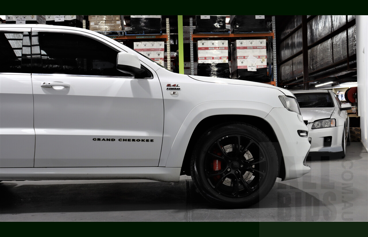 12/2012 Jeep Grand Cherokee SRT 8 (4x4) WK MY12 4d Wagon White 6.4L